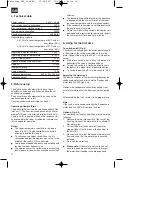 Preview for 12 page of EINHELL LEF 10 Operating Instructions Manual