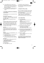 Preview for 13 page of EINHELL LEF 10 Operating Instructions Manual