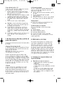 Preview for 27 page of EINHELL LEF 10 Operating Instructions Manual