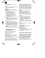 Предварительный просмотр 6 страницы EINHELL LEF 30 Original Operating Instructions