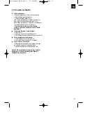 Предварительный просмотр 37 страницы EINHELL LEF 30 Original Operating Instructions