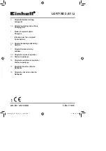 Предварительный просмотр 1 страницы EINHELL LG RT-SD 3,6/1 Li Original Operating Instructions