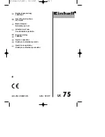 EINHELL LK 75 Operating Instructions Manual preview