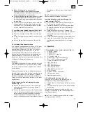 Предварительный просмотр 17 страницы EINHELL MKA 2300 E Operating Instructions Manual