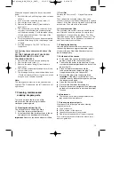 Предварительный просмотр 19 страницы EINHELL MKA 2300 E Operating Instructions Manual