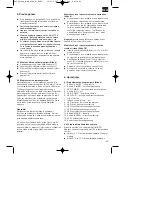 Preview for 49 page of EINHELL MKA 2300 E Operating Instructions Manual