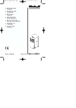 EINHELL MKA 2500 E Operating Instructions Manual предпросмотр