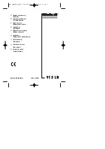 Предварительный просмотр 1 страницы EINHELL MR 915 LB Operating Instructions Manual