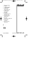 EINHELL MR 920 LCD Operating Instructions Manual предпросмотр