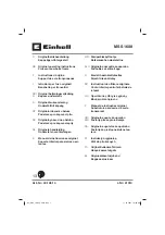 EINHELL MSS 1608 Original Operating Instructions preview