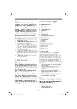 Preview for 12 page of EINHELL MSS 1608 Original Operating Instructions