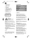 Предварительный просмотр 8 страницы EINHELL NDM 15 Operating Instructions Manual