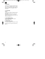 Preview for 10 page of EINHELL NHS 24 Operating Instructions Manual