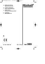 EINHELL NMC 355 Operating Instructions Manual preview