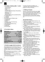 Preview for 4 page of EINHELL OF-G 1100E Operating Instructions Manual