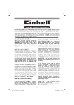 Preview for 39 page of EINHELL PICOBELLA Original Operating Instructions