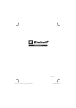 Preview for 8 page of EINHELL Power-X-Change Operating Instructions Manual