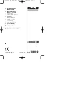 EINHELL QH 1800 Operating Instructions Manual preview