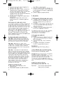 Preview for 34 page of EINHELL RG-EC 2040 Operating Instruction