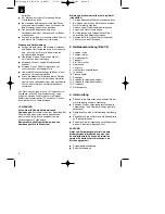 Preview for 8 page of EINHELL RG-EL 2700 E Operating Instructions Manual