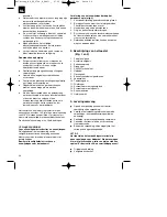 Preview for 26 page of EINHELL RG-EL 2700 E Operating Instructions Manual