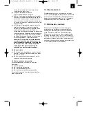 Preview for 35 page of EINHELL RG-EL 2700 E Operating Instructions Manual