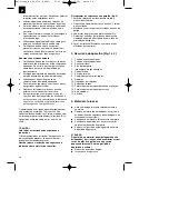 Preview for 38 page of EINHELL RG-EL 2700 E Operating Instructions Manual