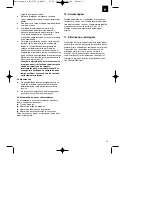 Preview for 41 page of EINHELL RG-EL 2700 E Operating Instructions Manual