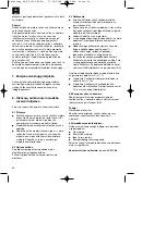 Preview for 46 page of EINHELL RG-ES 1433 Operating Instructions Manual