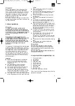 Preview for 9 page of EINHELL RG-GP 1139 Operating Instructions Manual