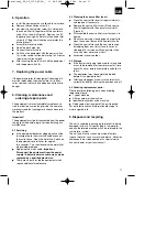 Preview for 11 page of EINHELL RG-GP 1139 Operating Instructions Manual