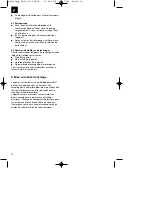 Preview for 16 page of EINHELL RG-GP 1139 Operating Instructions Manual