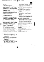 Preview for 23 page of EINHELL RG-GP 1139 Operating Instructions Manual