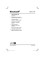 Preview for 1 page of EINHELL RG-SA 1433 Original Operating Instructions