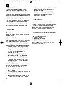 Предварительный просмотр 38 страницы EINHELL Royal RBK 1745 Operating Instructions Manual