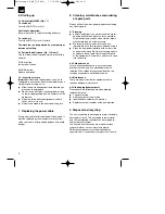 Предварительный просмотр 8 страницы EINHELL RT-BS 75 Operating Instructions Manual