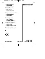 Preview for 1 page of EINHELL RT-CC315 UD Operating Instructions Manual