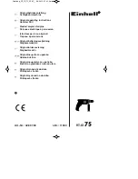 EINHELL RT-ID 75 Original Operating Instructions preview