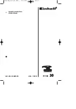 EINHELL RT-OS 30 Operating Instructions Manual preview
