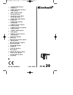 EINHELL RT-RH 20 Original Operating Instructions preview