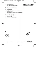 Предварительный просмотр 1 страницы EINHELL RT-SM430 U Operating Instructions Manual