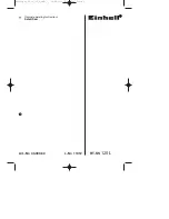 EINHELL RT-SS 120 L Operating Instructions Manual preview