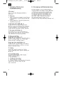 Предварительный просмотр 8 страницы EINHELL RT-VC 1600 E Operating Instructions Manual