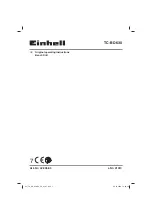 EINHELL TC-BD 630 Original Operating Instructions preview