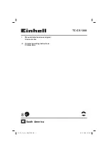 EINHELL TC-CS 1300 Original Operating Instructions предпросмотр