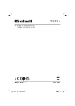 EINHELL TC-CS 18 Li Original Operating Instructions preview