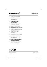 EINHELL TC-CT 3,6 Li Operating Instructions Manual preview