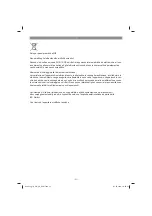 Preview for 31 page of EINHELL TC-GG 30 Operating Instructions Manual