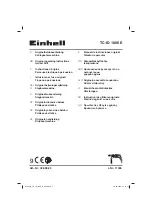 Preview for 1 page of EINHELL TC-ID 1000 E Original Operating Instructions