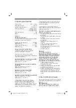 Preview for 159 page of EINHELL TC-ID 1000 E Original Operating Instructions